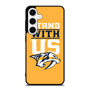 NASHVILLE PREDATORS STAND WITH US Samsung Galaxy S24 Case Cover NASHVILLE PREDATORS STAND WITH US Samsung Galaxy S24 Case Cover
