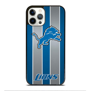 DETROIT LIONS STRIPE iPhone 12 Pro Case Cover