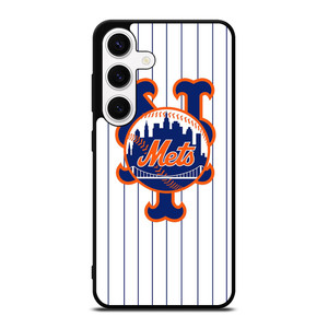 NEW YORK METS STRIPE Samsung Galaxy S24 Case Cover NEW YORK METS STRIPE Samsung Galaxy S24 Case Cover