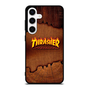 THRASER MAGAZINE WOODEN Samsung Galaxy S24 Case Cover THRASER MAGAZINE WOODEN Samsung Galaxy S24 Case Cover