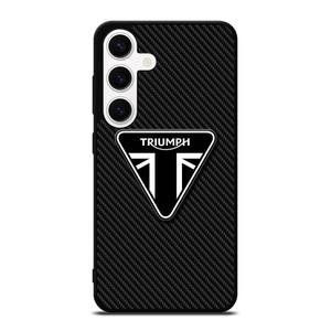 TRIUMPH MOTORCYCLE CARBON LOGO Samsung Galaxy S24 Case Cover