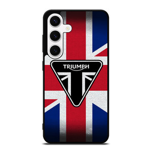 TRIUMPH MOTORCYCLE FLAG LOGO Samsung Galaxy S24 Case Cover