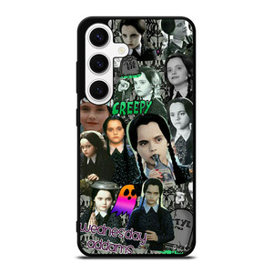 WEDNESDAY ADDAMS COLLAGE Samsung Galaxy S24 Case Cover WEDNESDAY ADDAMS COLLAGE Samsung Galaxy S24 Case Cover