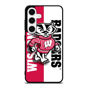 WISCONSIN BADGERS LOGO NEW Samsung Galaxy S24 Case Cover WISCONSIN BADGERS LOGO NEW Samsung Galaxy S24 Case Cover