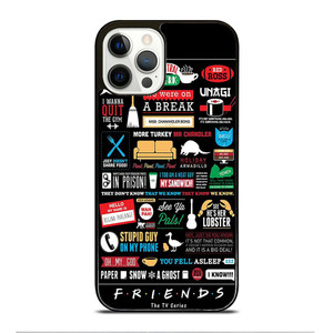 FRIENDS TV SERIES COLLAGE iPhone 12 Pro Case Cover FRIENDS TV SERIES COLLAGE iPhone 12 Pro Case Cover
