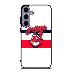 CLEVELAND INDIANS STRIPE LOGO Samsung Galaxy S24 Plus Case Cover CLEVELAND INDIANS STRIPE LOGO Samsung Galaxy S24 Plus Case Cover