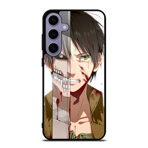 EREN YEAGER FACE ATTACK ON TITAN Samsung Galaxy S24 Plus Case Cover