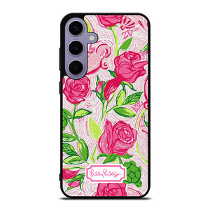LILLY PULITZER PINK FLOWERS Samsung Galaxy S24 Plus Case Cover