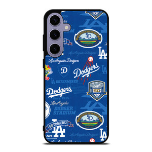LOS ANGELES DODGERS LOGO COLLAGE Samsung Galaxy S24 Plus Case Cover