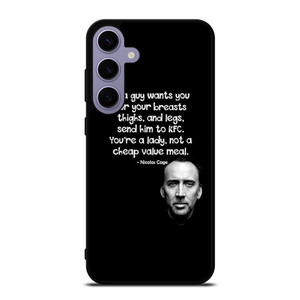 NICOLAS CAGE QUOTE Samsung Galaxy S24 Plus Case Cover