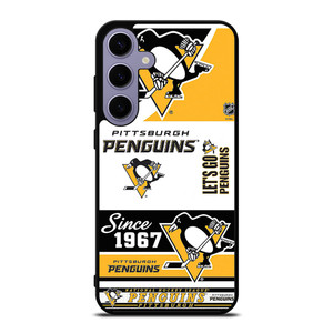 PITTSBURGH PENGUINS LOGO COLLAGE Samsung Galaxy S24 Plus Case Cover