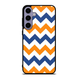 RILEY BLAKE ORANGE AND BLUE STRIPE Samsung Galaxy S24 Plus Case Cover RILEY BLAKE ORANGE AND BLUE STRIPE Samsung Galaxy S24 Plus Case Cover