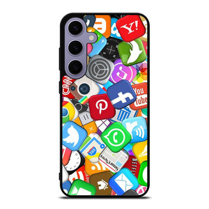 SOCIAL MEDIA LOGO Samsung Galaxy S24 Plus Case Cover SOCIAL MEDIA LOGO Samsung Galaxy S24 Plus Case Cover