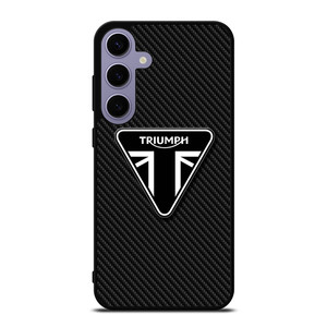TRIUMPH MOTORCYCLE CARBON LOGO Samsung Galaxy S24 Plus Case Cover
