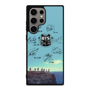 BANGTAN BOYS BTS SIGNATURE Samsung Galaxy S24 Ultra Case Cover BANGTAN BOYS BTS SIGNATURE Samsung Galaxy S24 Ultra Case Cover