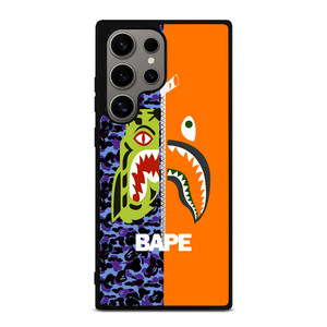BAPE CAMO SHARK ZIPPER Samsung Galaxy S24 Ultra Case Cover