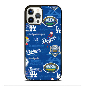 LOS ANGELES DODGERS LOGO COLLAGE iPhone 12 Pro Case Cover