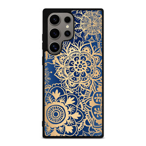 MANDALA BLUE PATTERN Samsung Galaxy S24 Ultra Case Cover MANDALA BLUE PATTERN Samsung Galaxy S24 Ultra Case Cover
