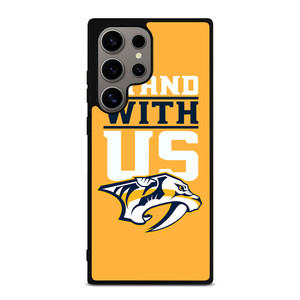 NASHVILLE PREDATORS STAND WITH US Samsung Galaxy S24 Ultra Case Cover NASHVILLE PREDATORS STAND WITH US Samsung Galaxy S24 Ultra Case Cover