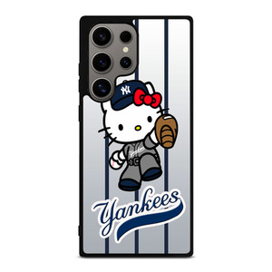 NEW YORK YANKEES HELLO KITTY 3 Samsung Galaxy S24 Ultra Case Cover