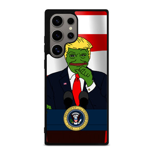 PEPE THE SMUG FROG DONALD TRUMP Samsung Galaxy S24 Ultra Case Cover