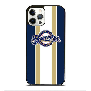MILWAUKEE BREWERS STRIPE iPhone 12 Pro Case Cover MILWAUKEE BREWERS STRIPE iPhone 12 Pro Case Cover