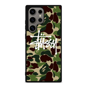 STUSSY BAPE CAMO Samsung Galaxy S24 Ultra Case Cover STUSSY BAPE CAMO Samsung Galaxy S24 Ultra Case Cover