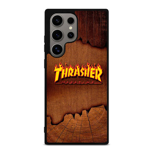 THRASER MAGAZINE WOODEN Samsung Galaxy S24 Ultra Case Cover THRASER MAGAZINE WOODEN Samsung Galaxy S24 Ultra Case Cover