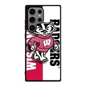 WISCONSIN BADGERS LOGO NEW Samsung Galaxy S24 Ultra Case Cover WISCONSIN BADGERS LOGO NEW Samsung Galaxy S24 Ultra Case Cover