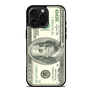 $100 DOLLAR BILL MONEY iPhone 16 Pro Max Case Cover