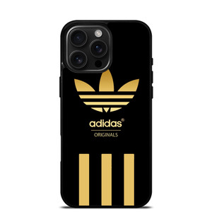 ADIDAS GOLD STRIPE 2 iPhone 16 Pro Max Case Cover