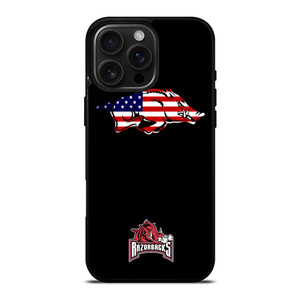 ARKANSAS RAZORBACKS AMERICAN iPhone 16 Pro Max Case Cover