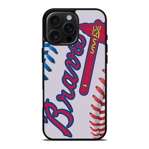 ATLANTA BRAVES BALL LOGO iPhone 16 Pro Max Case Cover