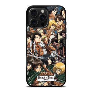 ATTACK ON TITAN ALL CHARACTER iPhone 16 Pro Max Case Cover ATTACK ON TITAN ALL CHARACTER iPhone 16 Pro Max Case Cover