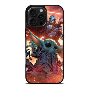 BABY YODA AND THE MANDALORIAN 2 iPhone 16 Pro Max Case Cover