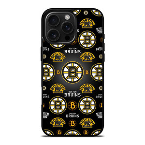 BOSTON BRUINS LOGO COLLAGE iPhone 16 Pro Max Case Cover