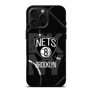 BROOKLYN NETS NBA TEAM LOGO iPhone 16 Pro Max Case Cover