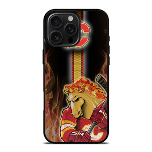 CALGARY FLAMES MASCOT iPhone 16 Pro Max Case Cover