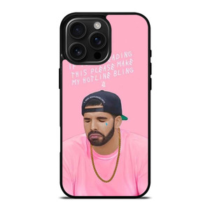 DRAKE RAPPER PINK BLINK iPhone 16 Pro Max Case Cover