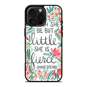 FLORAL SHAKESPEARE QUOTE iPhone 16 Pro Max Case Cover