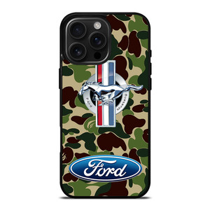 FORD MUSTANG BAPE iPhone 16 Pro Max Case Cover