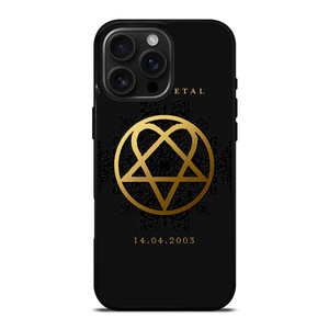 HIM BAND GOLD LOGO iPhone 16 Pro Max Case Cover