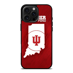 HOOSIER STATE OF MIND INDIANA BASKETBALL LOGO iPhone 16 Pro Max Case Cover