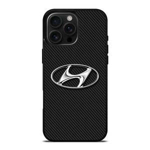 HYUNDAI CARBON LOGO iPhone 16 Pro Max Case Cover