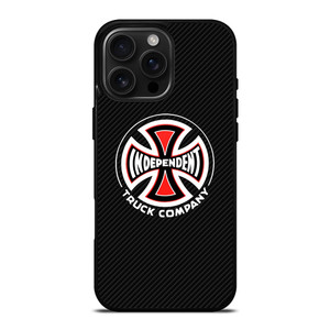 INDEPENDENT TRUCK COMPANY LOGO CARBON iPhone 16 Pro Max Case Cover