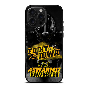 IOWA HAWKEYES FIGHT iPhone 16 Pro Max Case Cover
