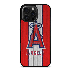 LOS ANGELES ANGELS WOODEN LOGO iPhone 16 Pro Max Case Cover