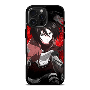 MIKASA ACKERMAN ATTACK ON TITAN 2 iPhone 16 Pro Max Case Cover MIKASA ACKERMAN ATTACK ON TITAN 2 iPhone 16 Pro Max Case Cover