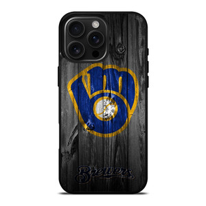 MILWAUKEE BREWERS WOODEN iPhone 16 Pro Max Case Cover