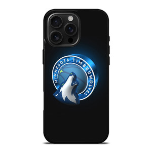 MINNESOTA TIMBERWOLVES 3D LOGO iPhone 16 Pro Max Case Cover